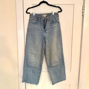 Madewell Curvy Perfect Vintage Wide-Leg Crop Jean
